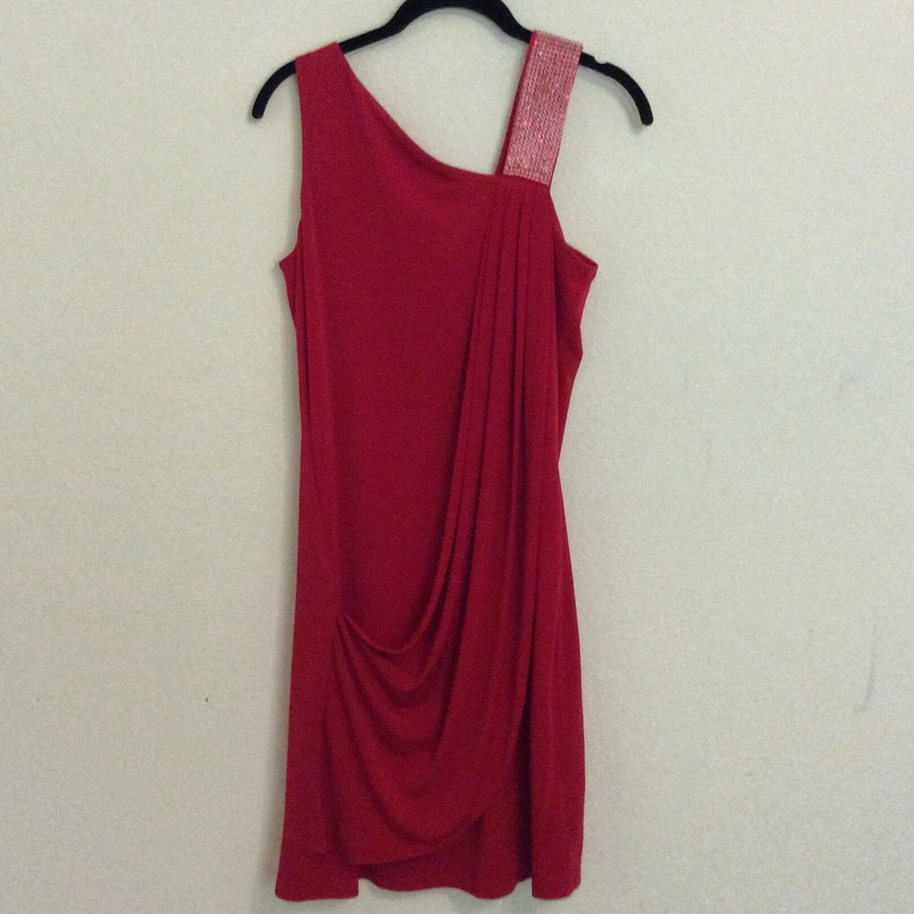 Karina rhinestone strap dress